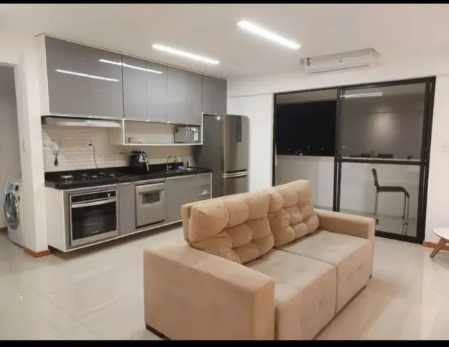 Ap alto padrão 2 quartos 2 vagas de garagem mobiliado a 2 quadras da praça Batista Campos