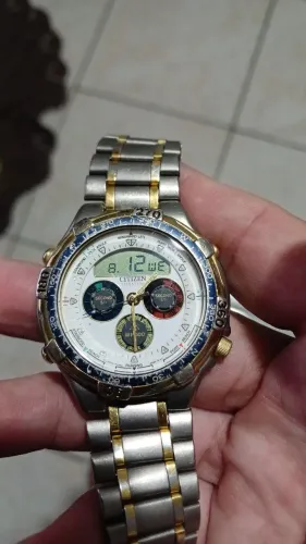Citizen Multi funcoes Japones Titanium