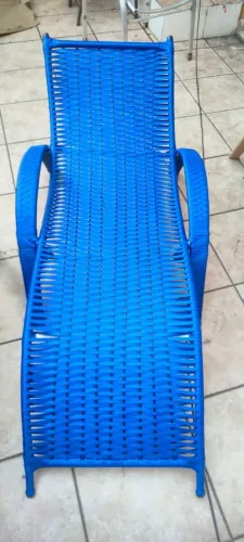 Espreguiçadeira Fixa - Azul