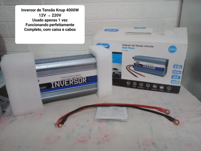 Inversor de Tensão Knup 4000W 12V para 220V