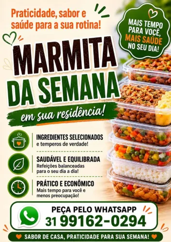 Faço marmitas na sua RESIDÊNCIA?