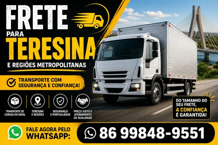 Frete em geral para todo piaui e Maranhão