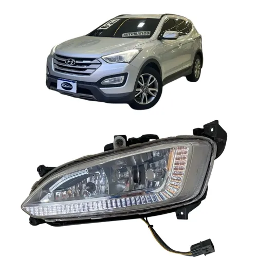 Farol Milha Esquerdo Santa Fe 2014 A 2016 Original