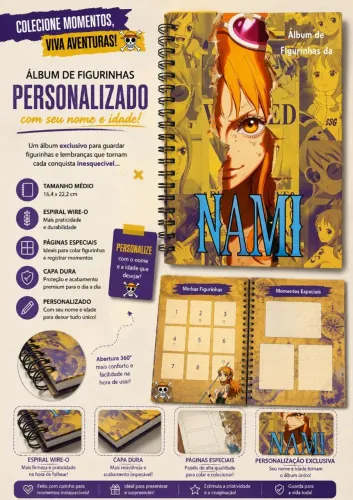 Álbum de figurinhas PERSONALIZADO