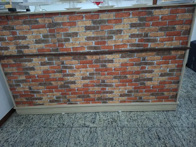 Balcão de atendimento em MDF
