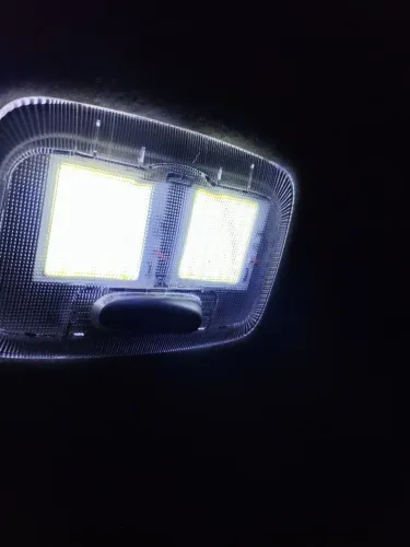 Placa led luz de teto carro