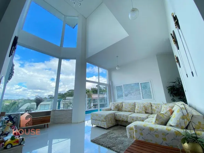 Casa com 4 dormitórios para alugar, 300 m² por R$ 15.000,00/mês - Condomínio Arujá 5 - Aru