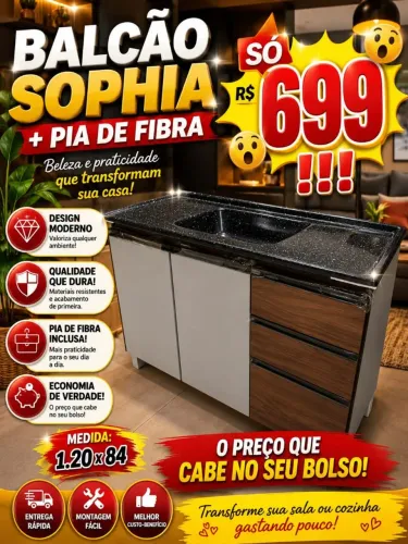 Balcão Sofia