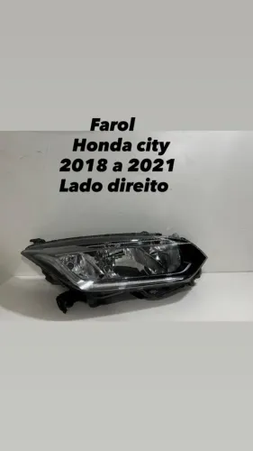 Farol Honda City 2018 2019 2020 2021 Lado Direito