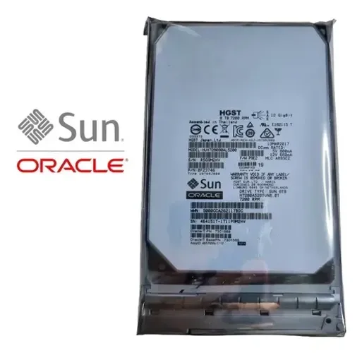 HD SAS Oracle - 8TB. Pouquíssimo uso!