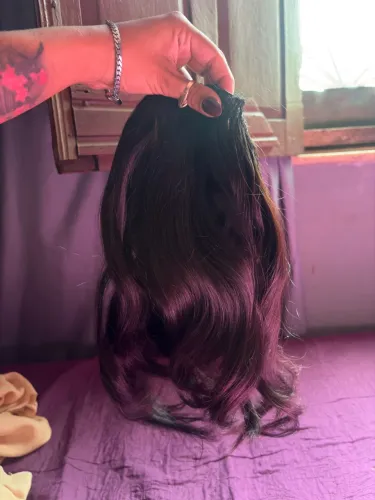 Cabelo humano 3 telas 