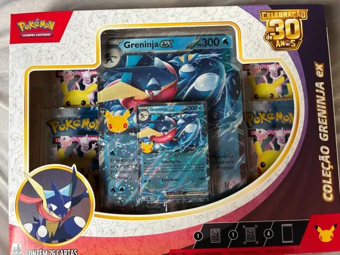 Box Pokémon celebrações 30 anos Greninja
