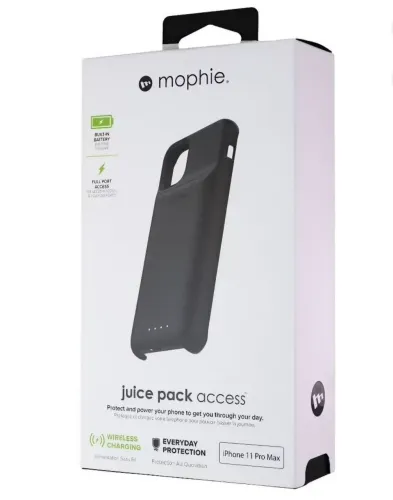 Capa de carregamento Mophie Juice Pack Access para iPhone 11 Pro Max - Preta<br><br>