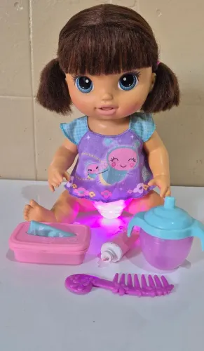 Boneca baby alive fraldinha magica