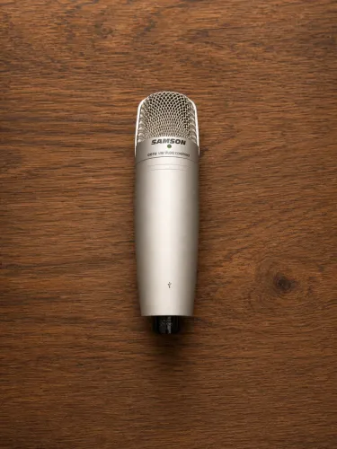 Microfone USB Samson C01U (não é o Pro) Studio Condenser + Cabo - Perfeito para Gravação