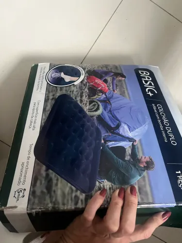 Colchão inflável original duplo básic + casal