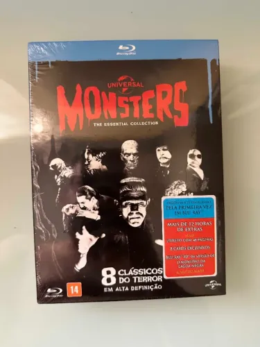 Blu-ray Coleção Monstros Da Universal / 8 Discos / Lacrado