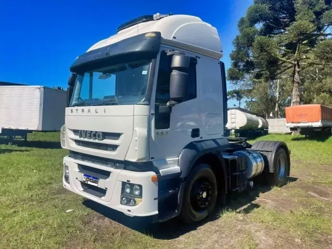 iveco stralis 380 ano 2008 toco 4x2 teto alto completo
