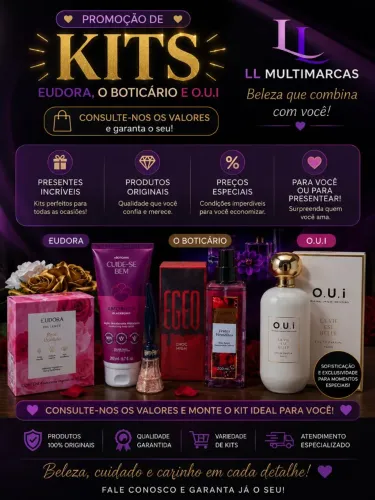 Perfume sabonete e hidratante