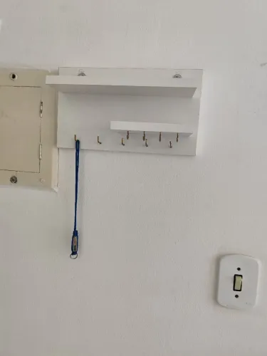 Porta chaves MDF branco