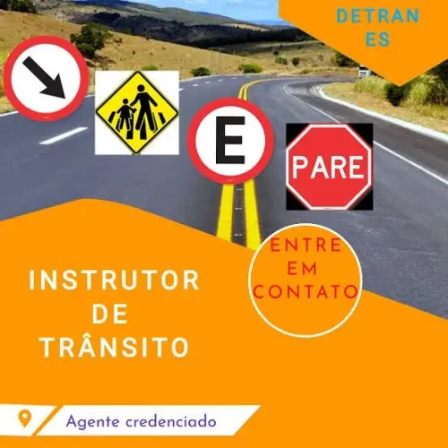 Instrutor de trânsito credenciado pelo Detran