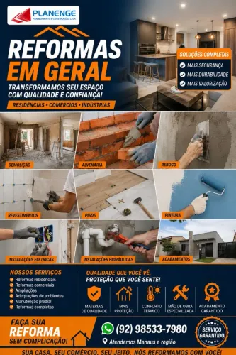 Empresa especializada em Reformas e Manutenções!