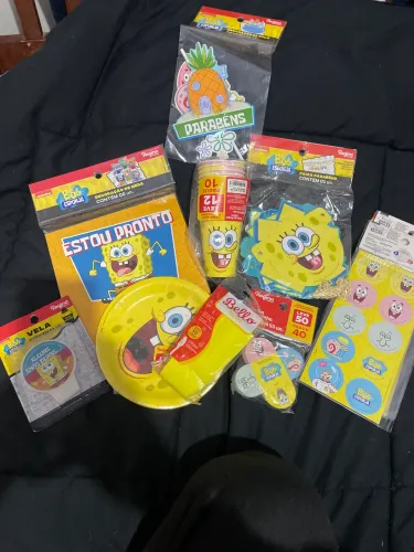 Kit festa bob esponja