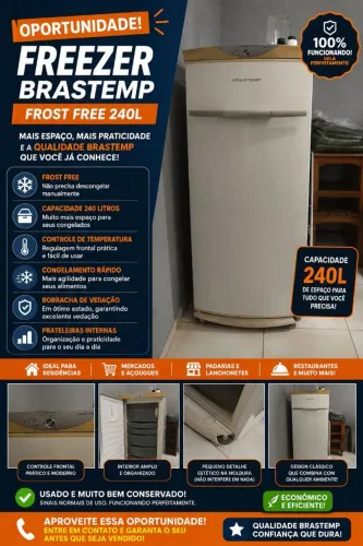 Freezer Brastemp ótimo estado