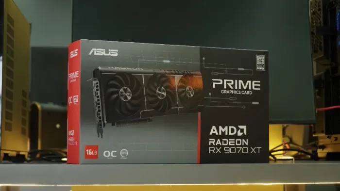 RX 9070 XT 16GB ASUS PRIME OC -21x no cartão- Loja física!