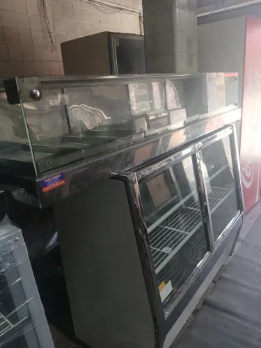Estufa quente para salgados 