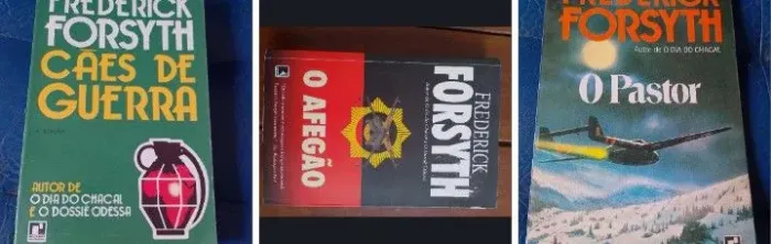 Kit com 3 livros de Frederick Forsyth 
