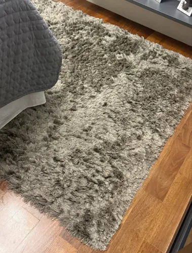 Tapete Felpudo New Agra Cinza Etna 2x1,5 Super Confortável