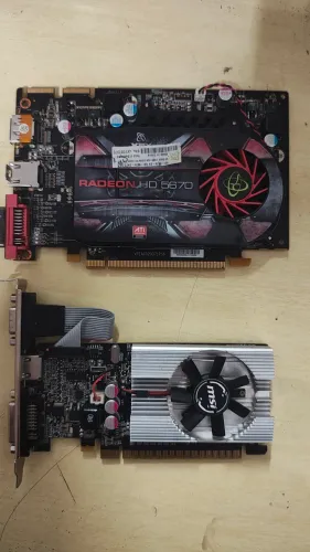 Placa de vídeo para reparo ou reposição de peças