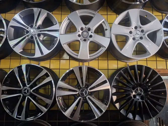 Rodas 17 Mercedes original 6 modelos a partir 1.790 jogo 