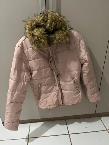 Casaco de frio rosa