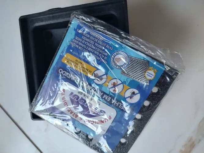 VENDENDO ESTE RALO TOP NA COR PRETA COM TAMPA DE ALUMÍNIO FUNDIDO NUNCA SE ACABA