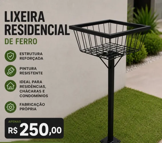 Lixeira residencial