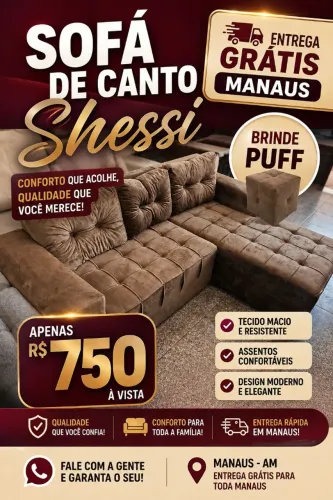 SOFÁ SOFA DE CANTO PRONTA ENTREGA HOJE!!!