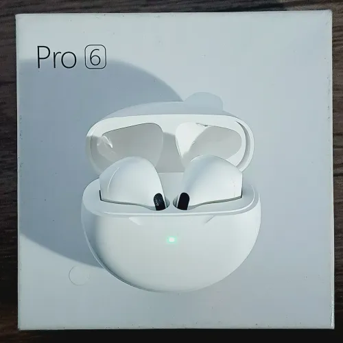 FONE PRO 6 TWS BRANCO NA CAIXA FONE SEM FIO
