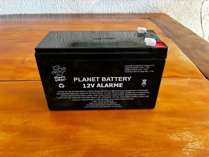 Bateria 12V para Central de Alarme e Nobreak