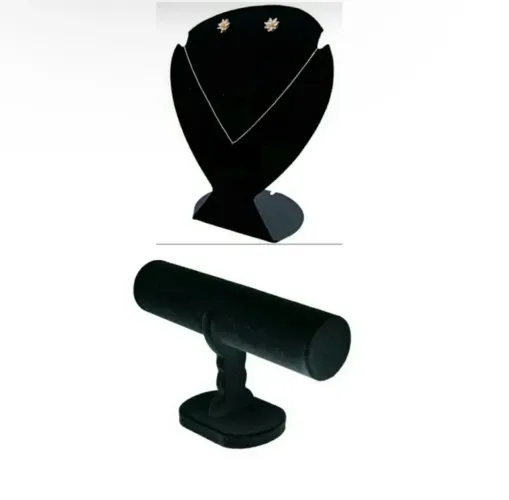Expositores Pulseiras Brincos Colar Joias Veludo