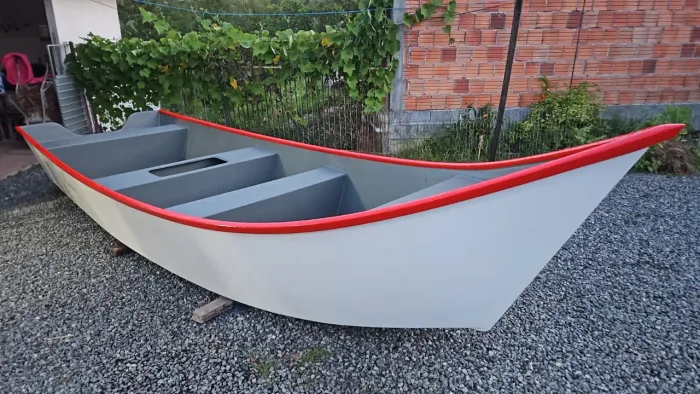 Barco/batera de fibra 