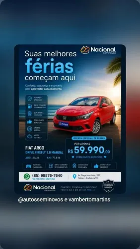 Fiat Argo Drive 1.0 6V Flex 2021