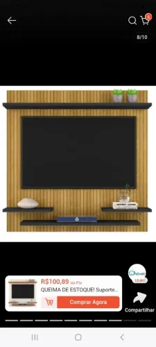 Vendo painel para TV 32" novo