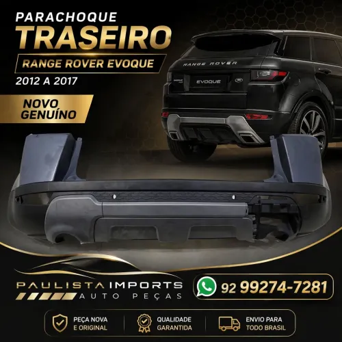 Parachoque Traseiro Evoque 2012 2013 2014 2015 2016 2017 ( Novo Original 