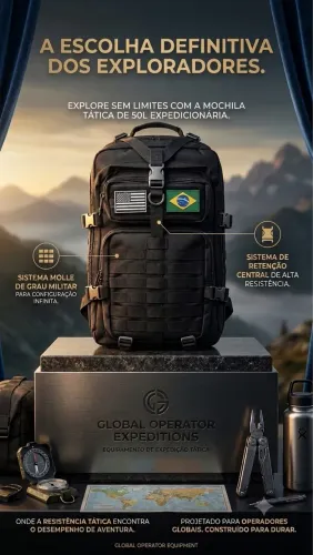 Mochila Tática - 50L - Nova