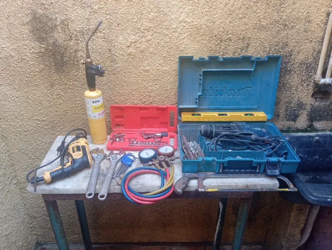 Kit instalação e manutenção de refrigeração 