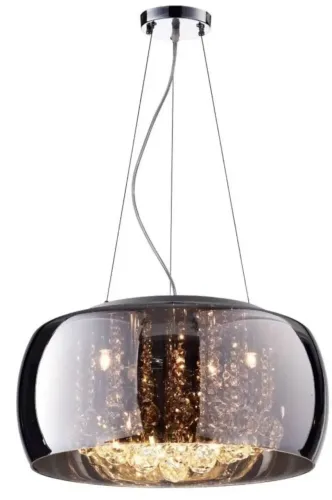 Pendente lustre cor cobre GRANDE NOVO NA CAIXA com cristais translucido