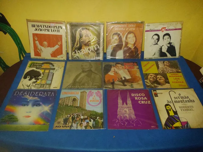 Religiosos e Gospel LP Disco de vinil, vários, bom estado.