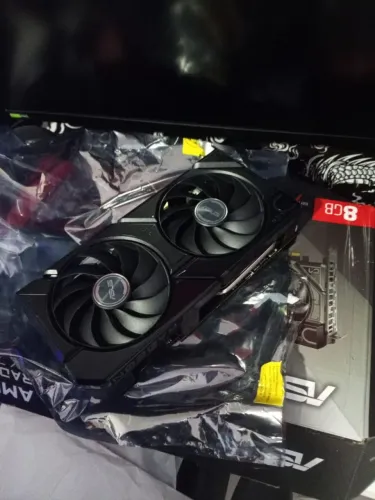 PLACA DE VIDEO ASUS RX7600 NOVA COM NF + GARANTIA 2 ANOS